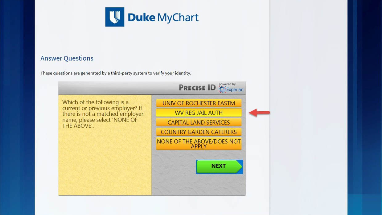 Creating a My Duke Health Account without an Activation Code | Duke Health